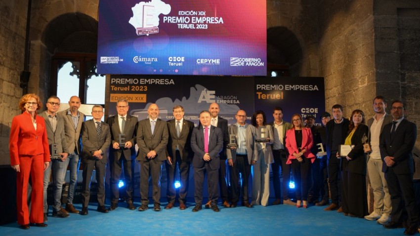 Yus Belenguer recibe el Premio Empresa Teruel 2023