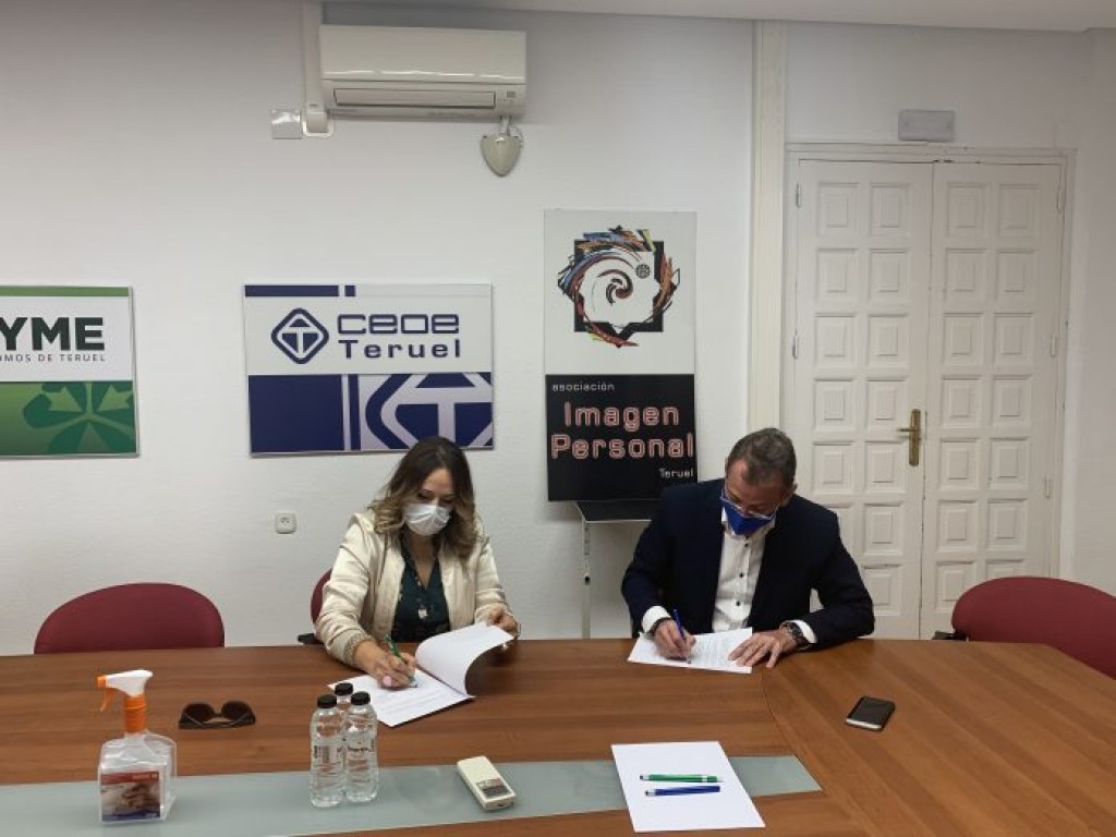 La Asociación de Imagen Personal de Teruel se integra en la Confederación Empresarial Turolense.