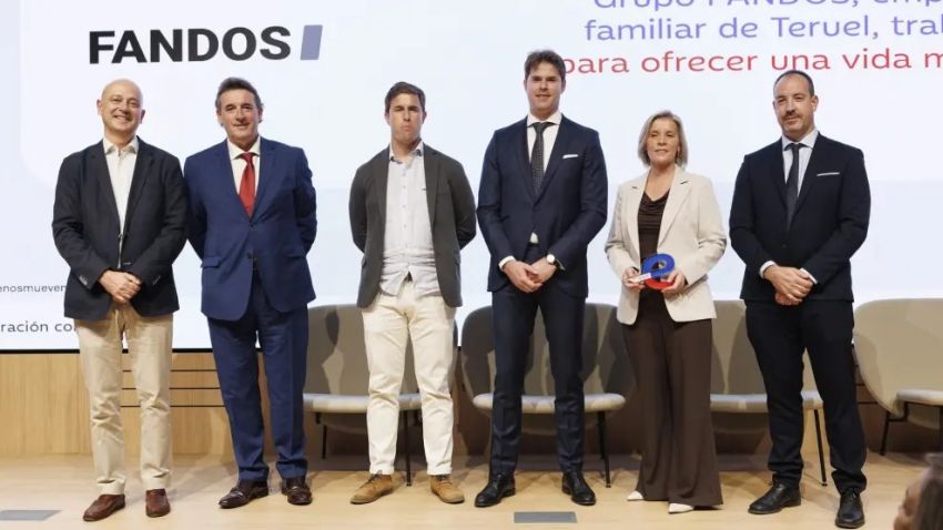 El Grupo FANDOS, galardonado con el Premio PYME 2025 en la categoría Familiar