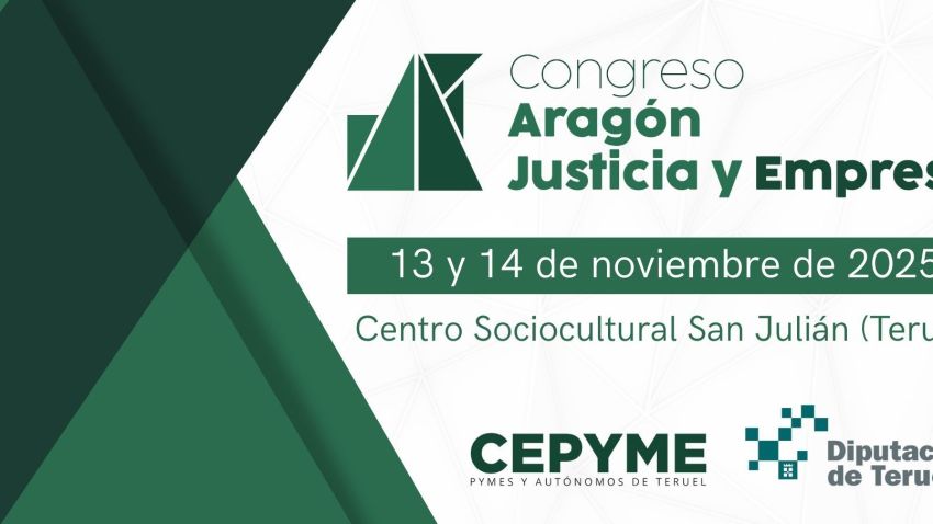 La empresa toma protagonismo en Teruel en un congreso clave sobre justicia y mundo empresarial