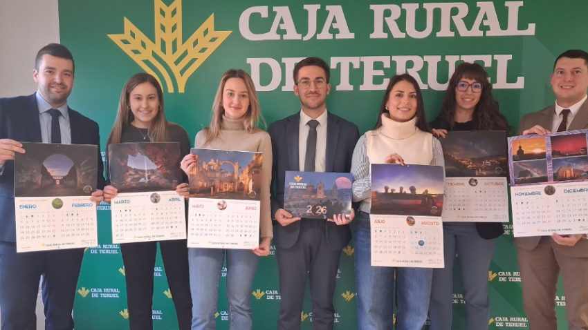 La astronomía y su vinculación con el sector agro protagonizan el nuevo calendario de Caja Rural de Teruel