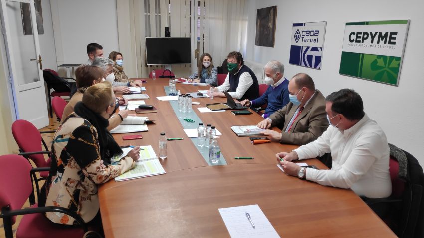 CEOE-CEPYME Teruel traslada a las administraciones las necesidades en materia de empleo del tejido productivo provincial