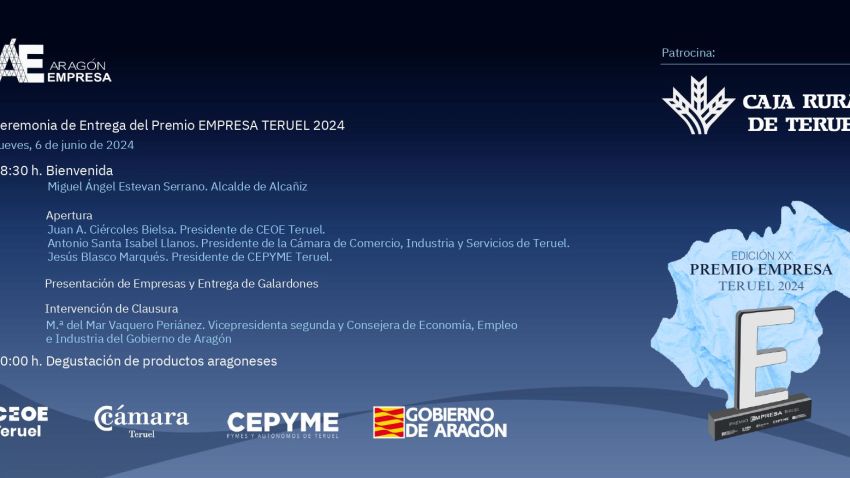 El Premio Empresa Teruel celebra su XX edición este jueves en TechnoPark
