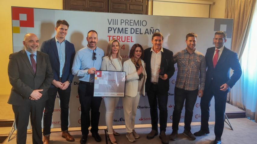 El Grupo FANDOS, galardonado con el Premio PYME del Año 2024 en Teruel