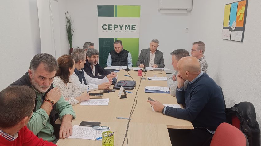 CEPYME Teruel cierra un año de reivindicaciones clave para la supervivencia de las pymes