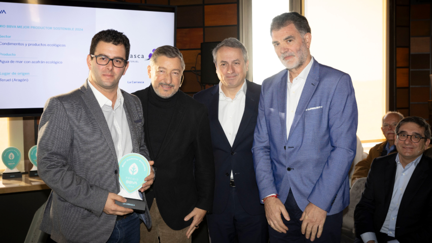 Azafrán de Teruel La Carrasca, galardonada con el premio Productores Sostenibles de España