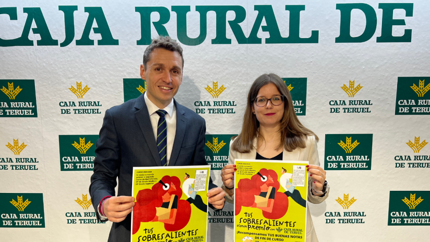 Caja Rural de Teruel recompensará con hasta 150 euros los sobresalientes obtenidos por los alumnos de Bachillerato y Formación Profesional