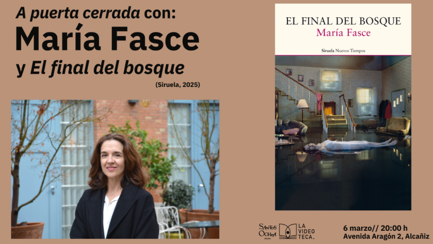 La escritora María Fasce protagonizará el próximo encuentro de 