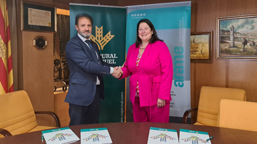 Caja Rural de Teruel renueva su convenio de colaboración con la Asociación Aragonesa de Mujeres Empresarias