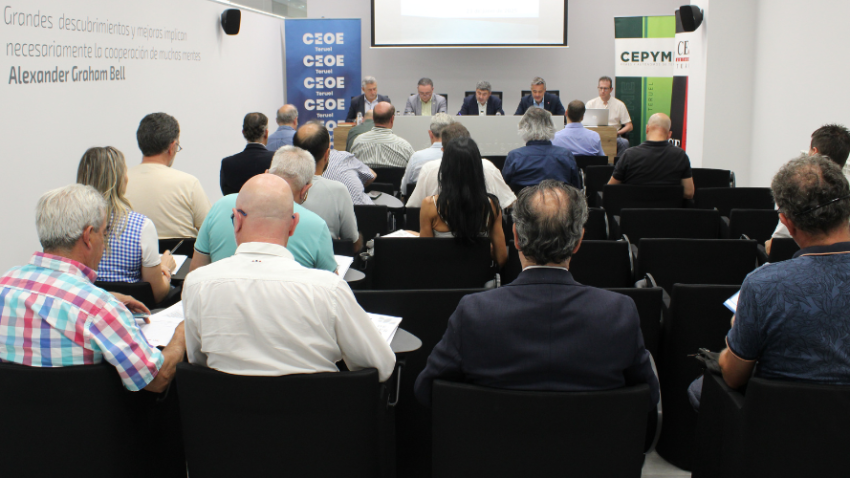 Las organizaciones empresariales turolenses impulsan acciones reivindicativas para exigir la maximización de las ayudas de funcionamiento