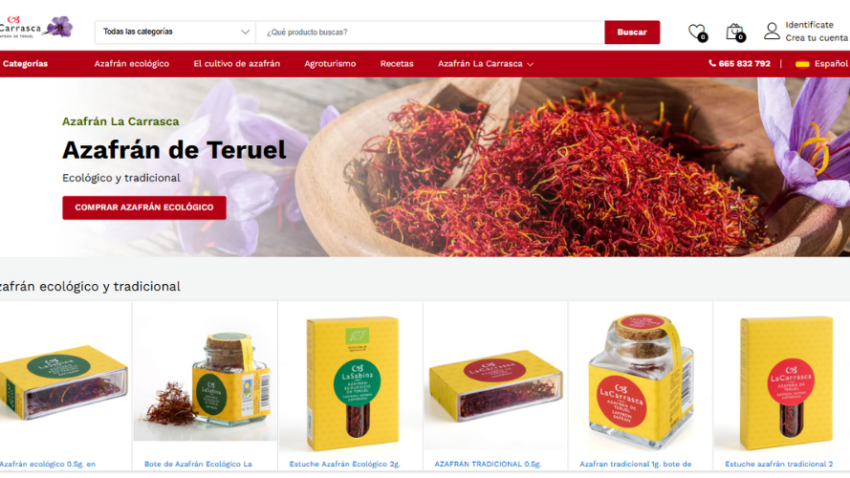 Azafrán La Carrasca renueva su página web y lanza su producto más innovador: cápsulas de azafrán ecológico de 15 mg