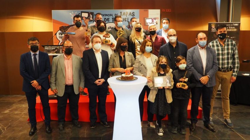 Café Bar Las Vegas de Utrillas, Pura Cepa Vermú de Teruel ganadores del Concurso de Tapas Jamón de Teruel 2021