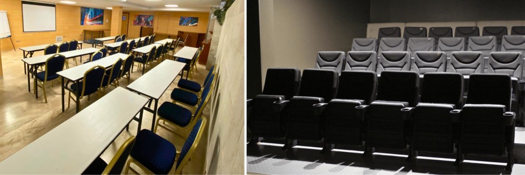 El Spa Hotel Ciudad de Teruel ofrece salas exclusivas para reuniones y presentaciones profesionales
