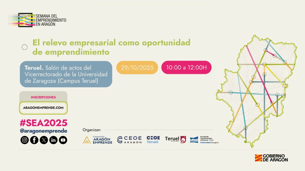 CEOE Teruel se une a la Semana del Emprendimiento de Aragón 2025