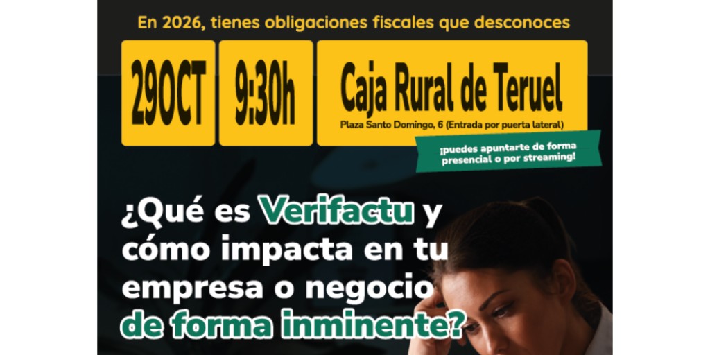 Charla informativa sobre Verifactu, el nuevo sistema de facturación obligatoria para autónomos y empresas