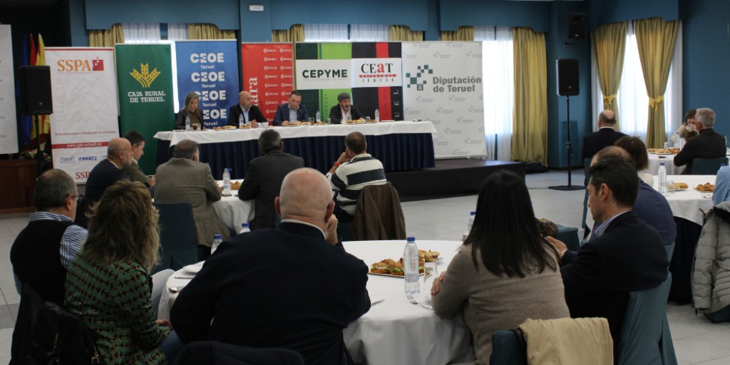 Los empresarios debaten en Alcañiz sobre las ayudas de funcionamiento