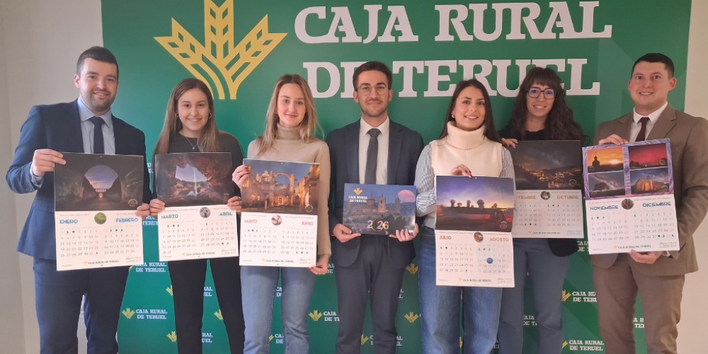 La astronomía y su vinculación con el sector agro protagonizan el nuevo calendario de Caja Rural de Teruel