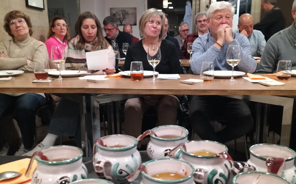 Lleno absoluto en el Taller Maridaje de Perolicos de Teruel realizado el martes 24 de noviembre