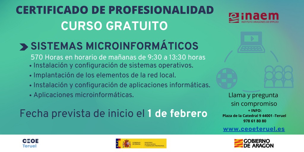 CERTIFICADO PROFESIONAL GRATUITO