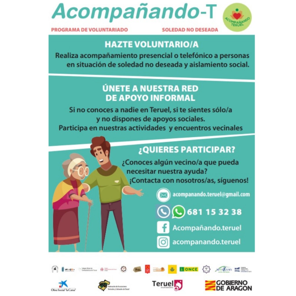 La Asociación Provincial Comercio Teruel y la Asociación Provincial Imagen Personal se suman al proyecto Acompañando-T