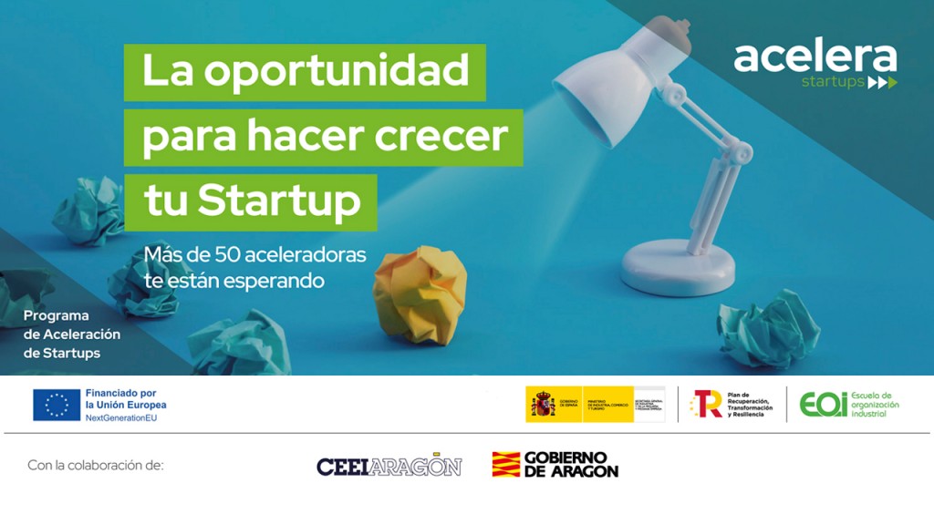 Abierto el plazo de inscripción del Programa Acelera Startups Aragón