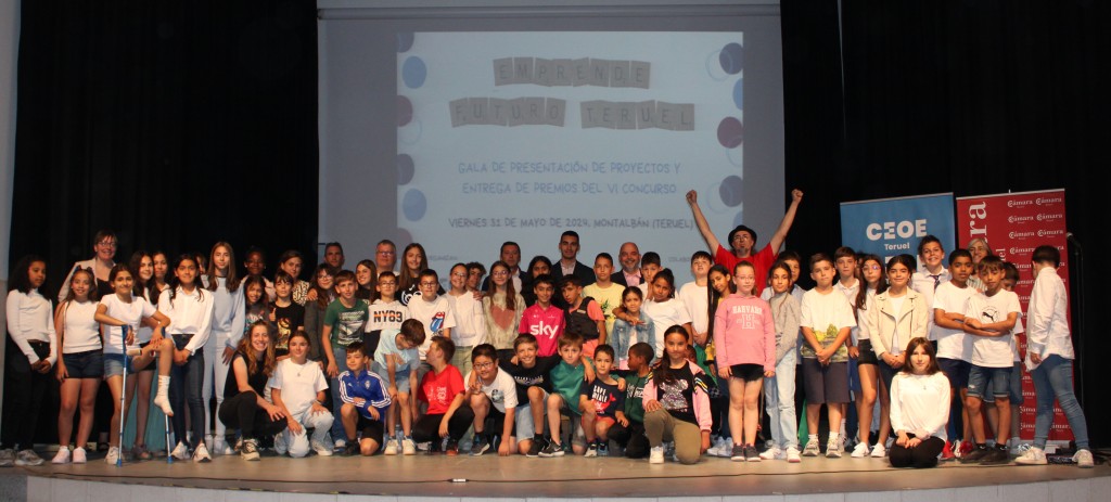 El C.E.I.P. Luis Turón de Híjar gana el concurso “Emprende, Futuro Teruel”