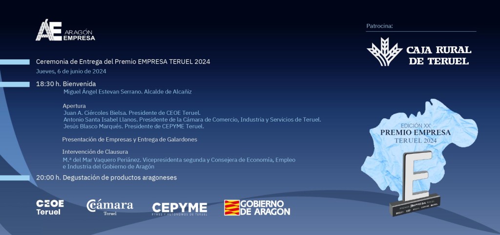 El Premio Empresa Teruel celebra su XX edición este jueves en TechnoPark