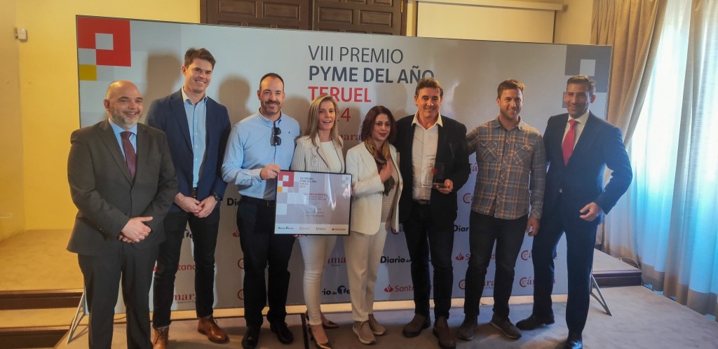 El Grupo FANDOS, galardonado con el Premio PYME del Año 2024 en Teruel