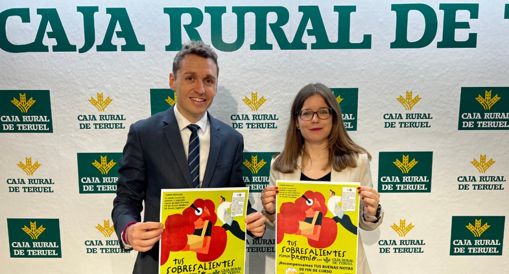 Caja Rural de Teruel recompensará con hasta 150 euros los sobresalientes obtenidos por los alumnos de Bachillerato y Formación Profesional