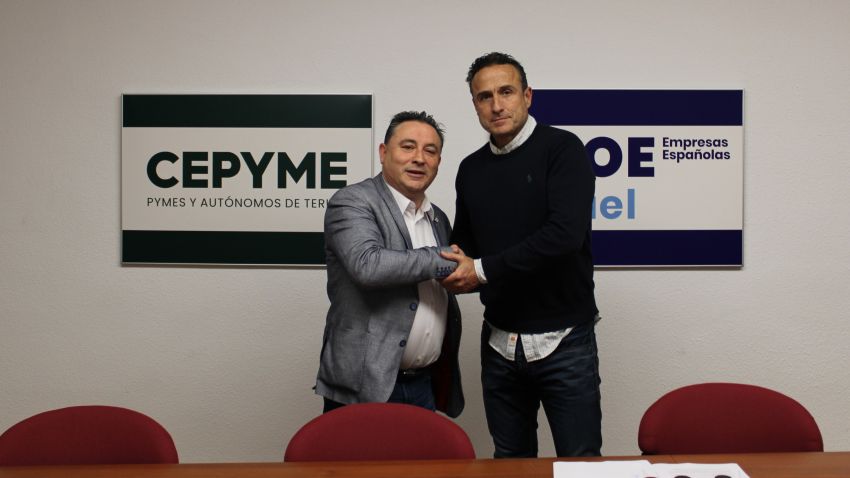 CEOE Teruel y Clínica Dental Jorge Esteban suscriben un convenio de colaboración con descuentos exclusivos para las empresas afiliadas a la patronal