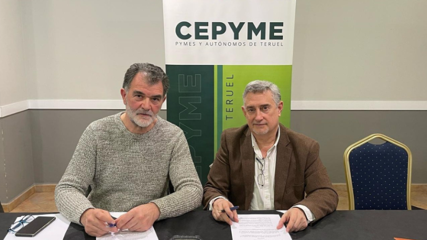 CEPYME Teruel y Azafrán de Teruel La Carrasca firman un convenio con descuentos exclusivos para los socios