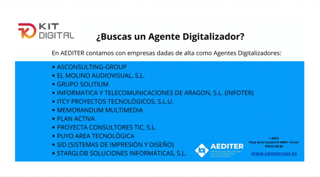 ¿Buscas un Agente Digitalizador?