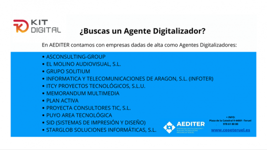 ¿Buscas un Agente Digitalizador?